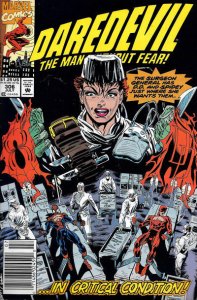 Daredevil #306 (Newsstand) VG ; Marvel | low grade comic Spider-Man