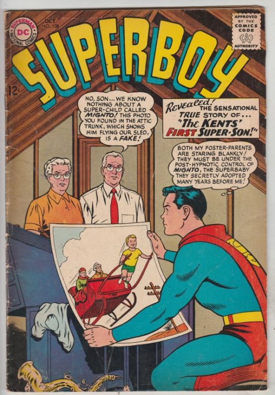 Superboy #108 (Oct-63) FN+ Mid-High-Grade Superboy