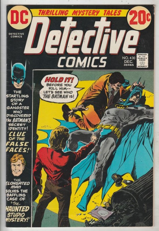 Detective Comics #430 (Dec-72) VF/NM High-Grade Batman