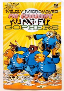 Mildly Microwaved Pre-Pubescent Kung-Fu Gophers #1 (1986, Just Image) 8.0 VF