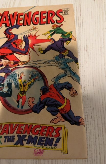 The Avengers #53 (1968)avengers vs X-men small stamp cover