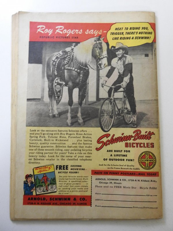 The Marvel Family #14 (1947) GD+ Condition Centerfold detached