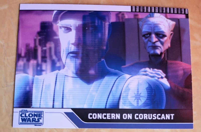 2008 Star Wars: The Clone Wars #72 Concern on Coruscant