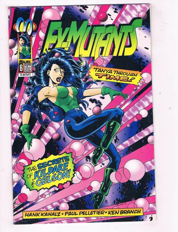 Ex Mutants #6 VF Malibu Comics Comic Book Mason Apr 1993 DE41 AD18