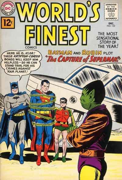World's Finest Comics   #122, Fine- (Stock photo)