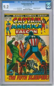 Marvel Comics Captain America #148 CGC 9.2