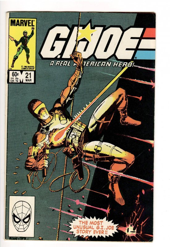 GI JOE 21 1st APP.STORM SHADOW;1st PRT;SILENT ISSUE.