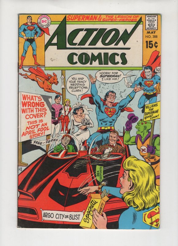 Action Comics #388  (1970) Early Bronze DC Classic !!!