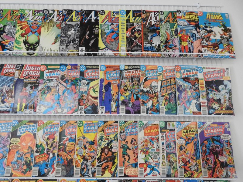 Huge Lot 190+ Comics W/ Justice League of America, Titans, +More! Avg FN+ Cond!