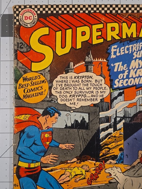 Superman #189 ?-Origin & Destruction Of Krypton II Made By Jor-El—DC Aug-1966
