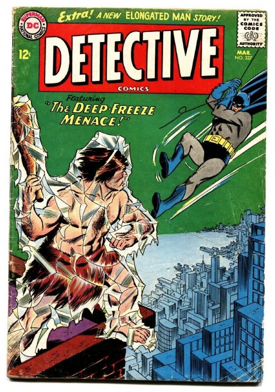 DETECTIVE COMICS #337 comic book-BATMAN AND ROBIN-1964