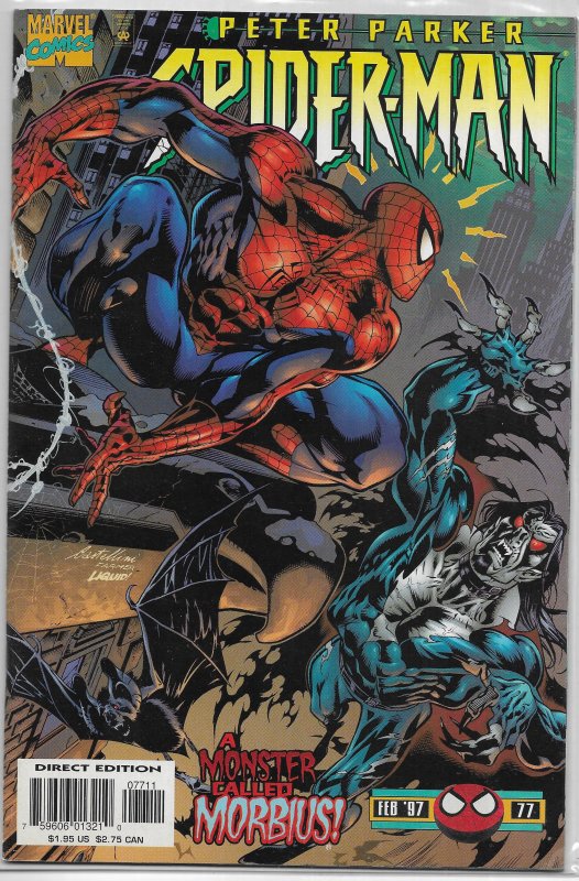 Spider-Man (vol. 1, 1990) #77 FN Mackie/Castellini, Morbius