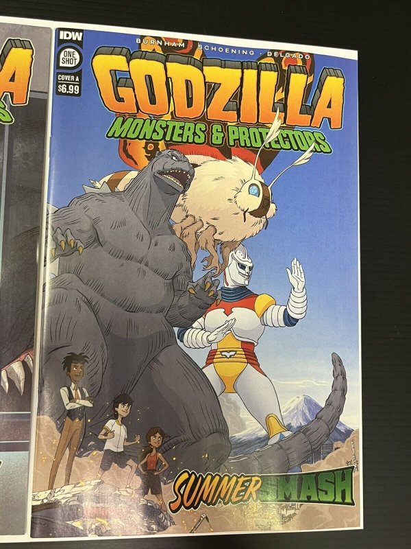 GODZILLA MONSTERS PROTECTORS SUMMER SMASH #1 A + 1:10 IN-HAND 2023 PROSHIPPER