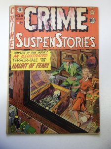 Crime SuspenStories #9 (1952) GD/VG Condition moisture stains, ink run