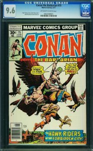 Conan the Barbarian #75 (1977) CGC 9.6 NM+