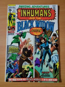 Amazing Adventures #3 Inhumans Black Widow ~ NEAR MINT NM ~ 1970 Marvel Comics