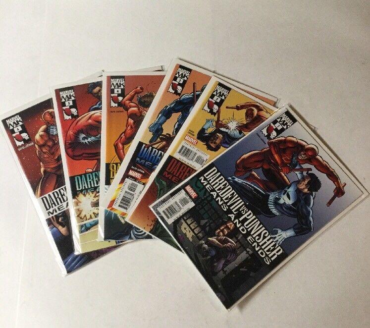 Daredevil Vs Versus Punisher Means And Ends 1 2 3 4 5 6 1-6 Nm Near Mint
