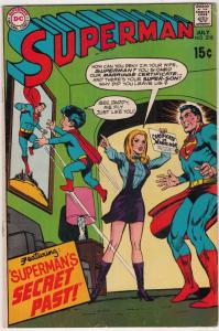 Superman #218 (Jul-69) VG/FN Mid-Grade Superman