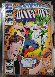 WONDER MAN   # 7  1992 Marvel DISNEY SIMON WILLIAMS OPERATION GALACTIC STORM