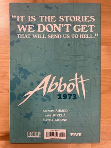 Abbott: 1973 #5 Cover C (2021)