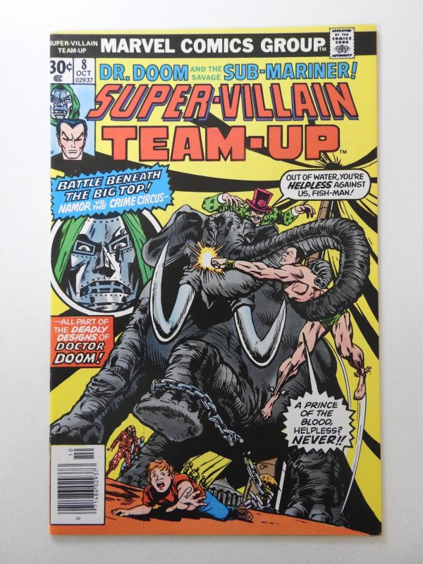 Super-Villain Team-Up #8 Namor vs The Circus of Crime! Beautiful VF-NM Condition