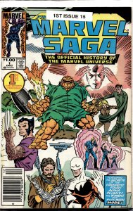 The Marvel Saga The Official History of the Marvel Universe #1 (1985) Marvel ...