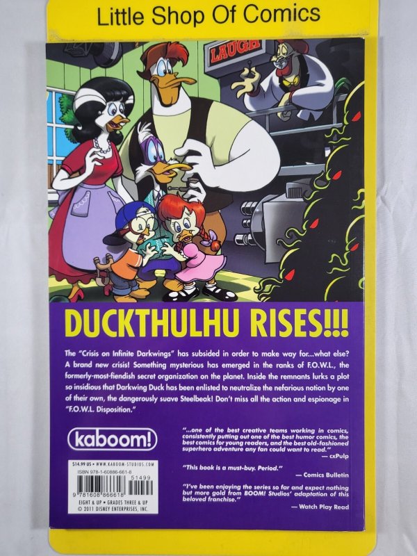 Darkwing Duck Volume 3 F.O.W.L. Disposition TPB Disney  2011 Kaboom!