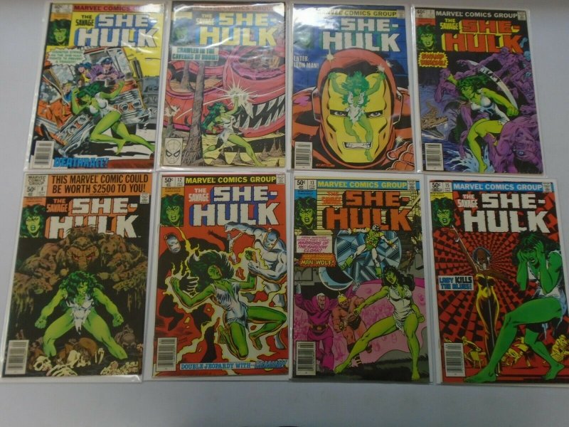 Savage She-Hulk comic lot 16 different from #2-24 average 5.0 VG FN (1980-82)