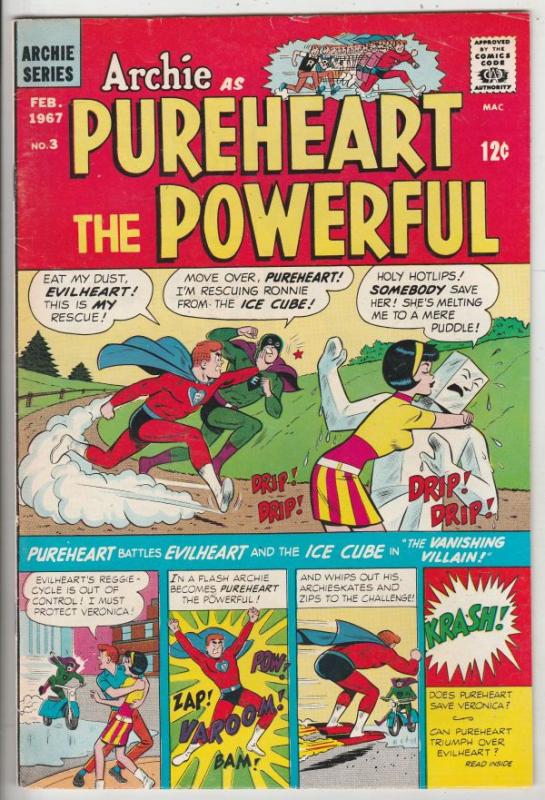 Archie As Pureheart The Powerful #3 (Feb-67) VF/NM High-Grade Archie as Purhe...