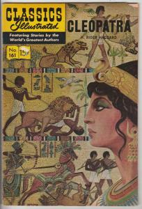 Classics Illustrated #161 (Mar-61) FN/VF Mid-High-Grade Cleopatra, Mark Anthony