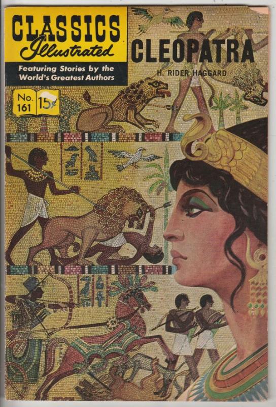 Classics Illustrated #161 (Mar-61) FN/VF Mid-High-Grade Cleopatra, Mark Anthony