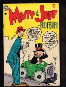 Mutt & Jeff #75 ~ Last Pre-code Issue ~1955 (5.5) WH