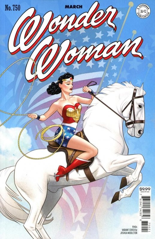 Wonder Woman #750 Cover B Middleton 1940s Variant DC Comics 2020 EB68