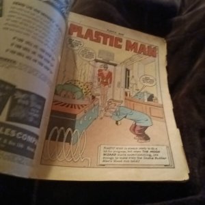 Plastic Man #6 quality comics 1947 JACK COLE art Golden Age precode superhero