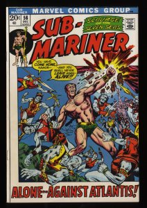 Sub-Mariner #56 VF 8.0 Marvel Comics