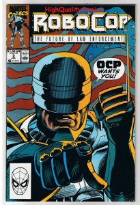 ROBOCOP #5, NM+, Future of Law Enforcement, Alan Grant,  1990