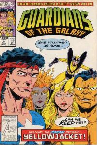 Guardians of the Galaxy (1990 series)  #34, VF+ (Stock photo)