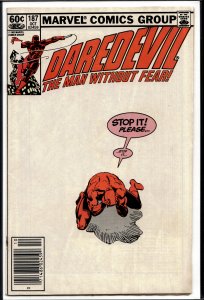 Daredevil #187 (1982) Daredevil [Key Issue]