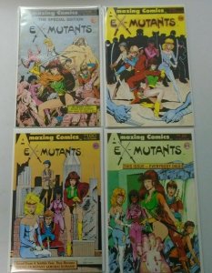 Ex-Mutants lot #2-4+ Special 8.0 VF (1986-87 Amazing Comics)