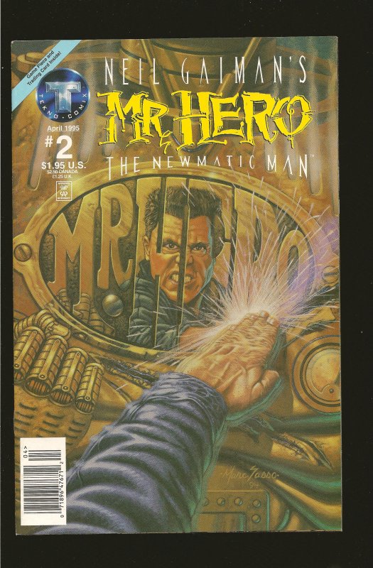 Tekno Comix Mr. Hero the Newmatic Man #2 April (1995)