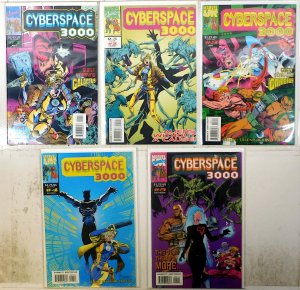 Cyberspace 3000 Lot 5 #1, 2, 3, 4, 5 1993 Marvel UK Captain Jennifer Comics