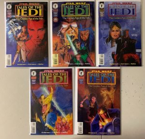 Star Wars Tales of the Jedi Golden Age of the Sith #1-5 direct 5 diff (1996-97)