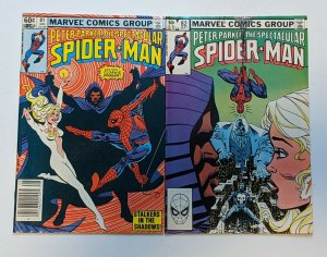 Spectacular Spider-Man #81 & 82 VF- 7.5 Cloak and Dagger appearance