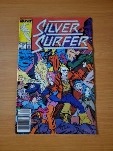 Silver Surfer v3 #11 Newsstand Variant ~ VF - NEAR MINT NM ~ 1988 Marvel Comics