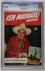 KEN MAYNARD WESTERN #4 (1951) CGC 9.0 VFNM