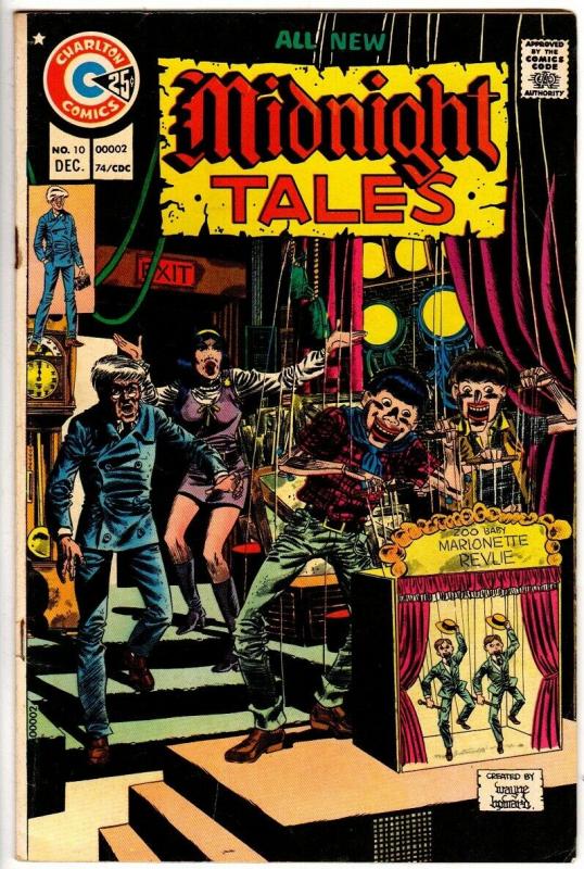 MIDNIGHT TALES 10 VG+ Dec. 1974