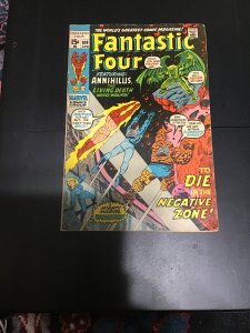 Fantastic Four #109 (1971) Annihilus! Death In the negative zone! FN- Wow!