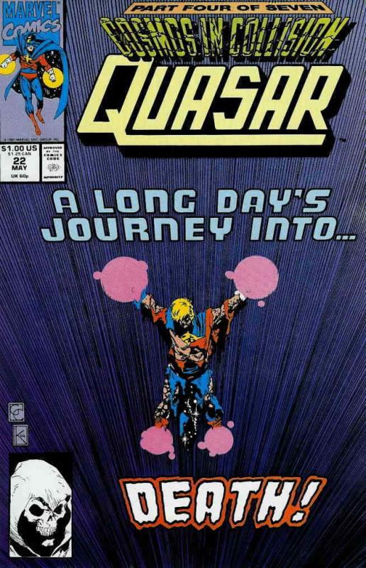 Quasar #22 VF; Marvel | save on shipping - details inside