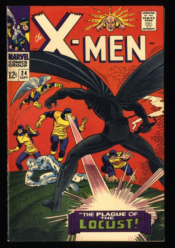 X-Men #24 VF- 7.5 1st Appearance Locust!