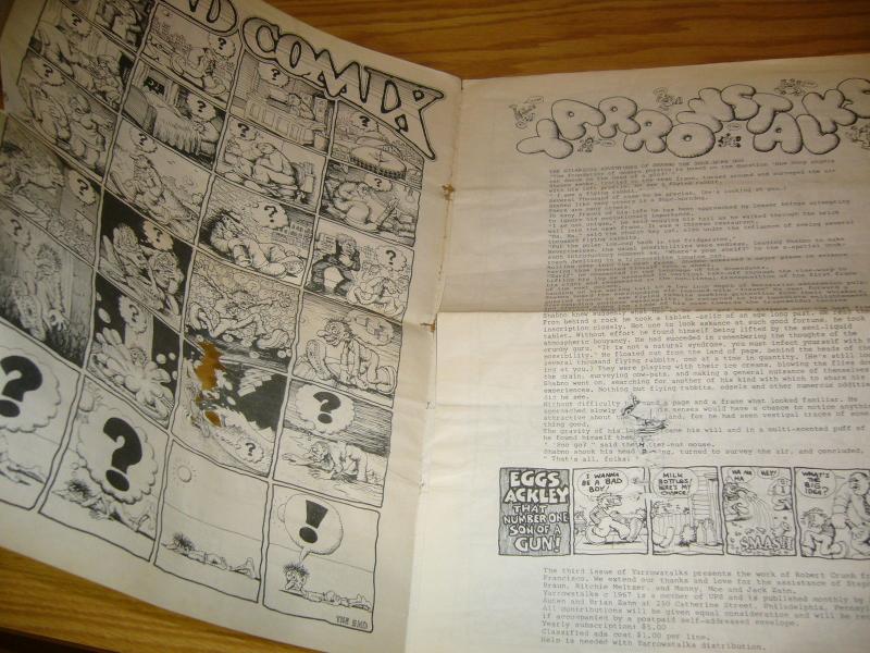 Yarrowstalks #3 underground comix newspaper - all robert crumb mr. natural 1967